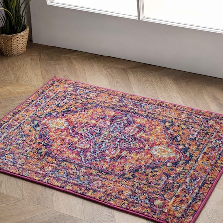 Nuloom Jaclyn Bohemian Medallion Area Rug 3ft x 5ft RZBD32A-305
